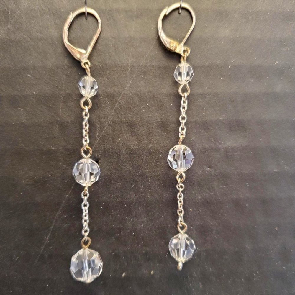Vintage Cache Chrystal Drop earrings